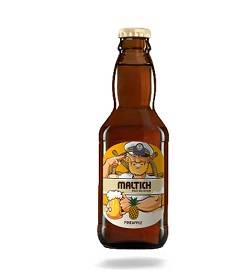 نوشیدنی مالت ایچ آناناس شیشه 250 میلی لیتر سن ایچ